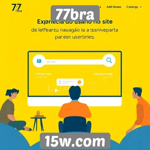 Experiência do usuário no site 77bra é destacada
